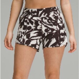 lululemon athletica Black and White Athletic Shorts